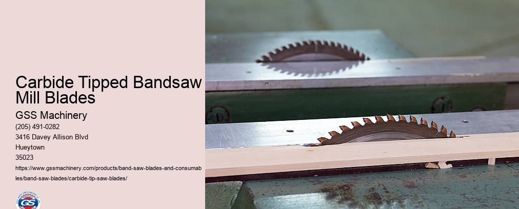 Carbide Tipped Bandsaw Mill Blades